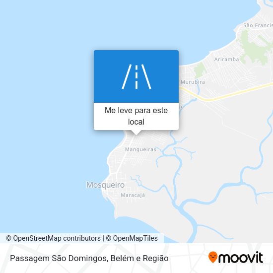 Passagem São Domingos mapa