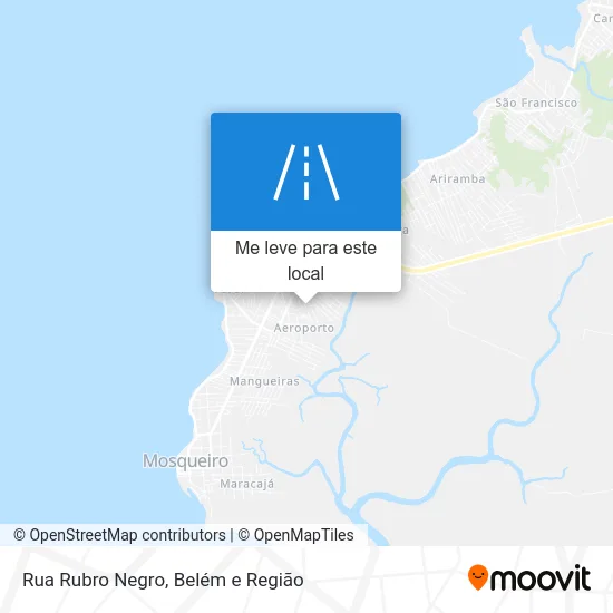 Rua Rubro Negro mapa