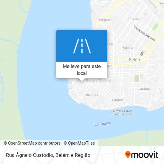 Rua Âgnelo Custódio mapa