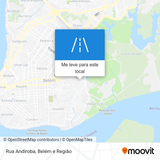 Rua Andiroba mapa