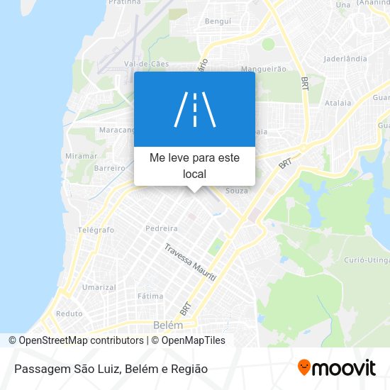 Passagem São Luiz mapa