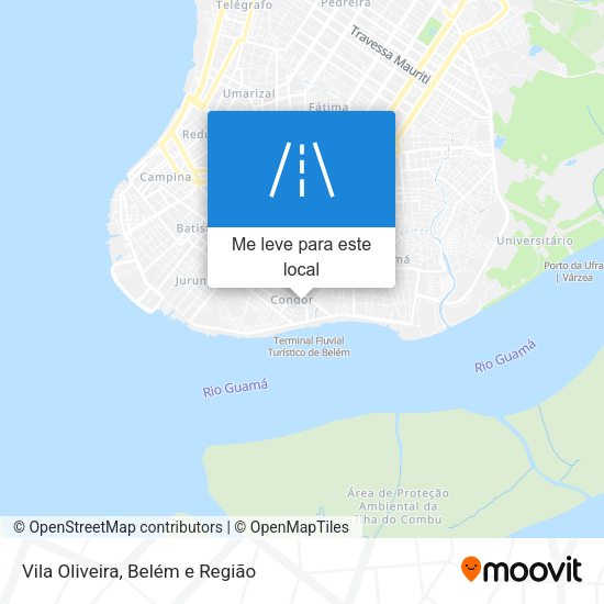 Vila Oliveira mapa