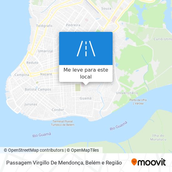 Passagem Virgillo De Mendonça mapa