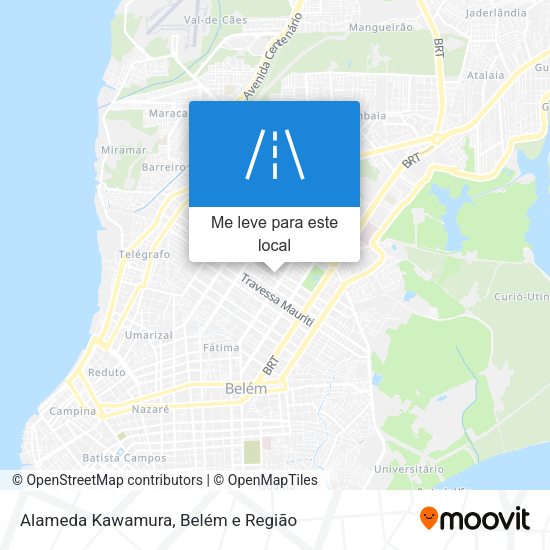 Alameda Kawamura mapa