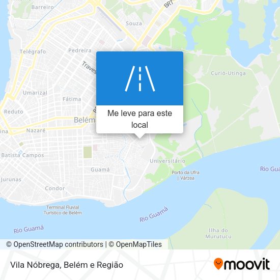 Vila Nóbrega mapa