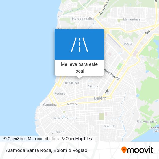 Alameda Santa Rosa mapa