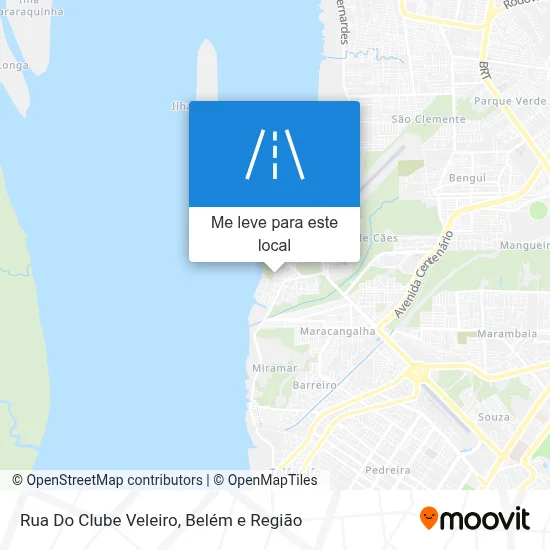 Rua Do Clube Veleiro mapa