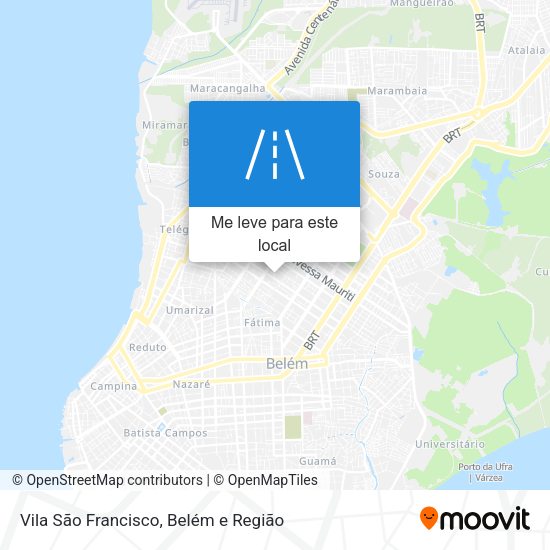 Vila São Francisco mapa