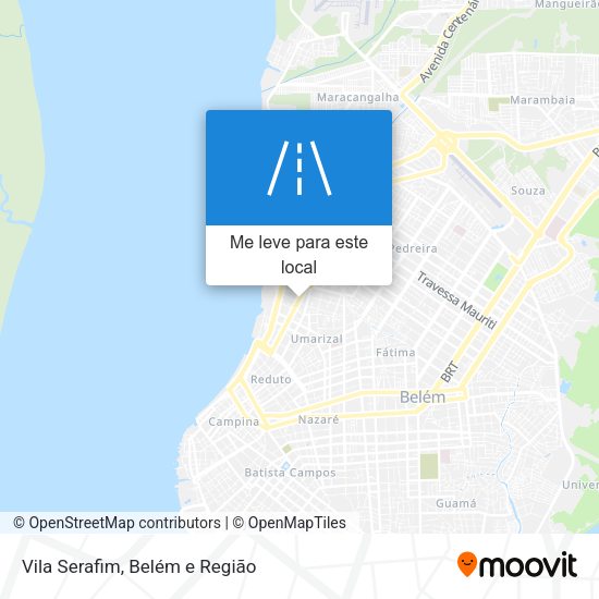 Vila Serafim mapa