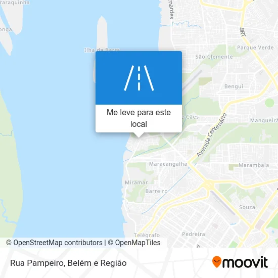 Rua Pampeiro mapa