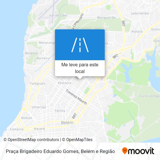 Praça Brigadeiro Eduardo Gomes mapa