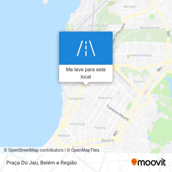 Praça Do Jau mapa