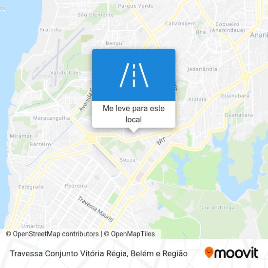 Travessa Conjunto Vitória Régia mapa