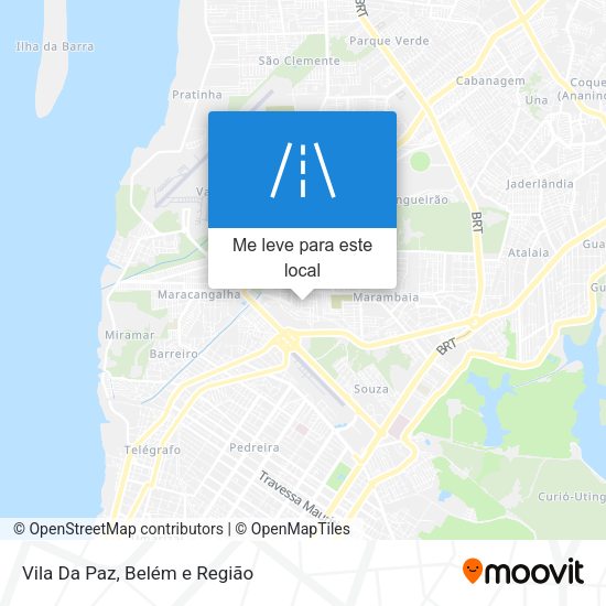 Vila Da Paz mapa