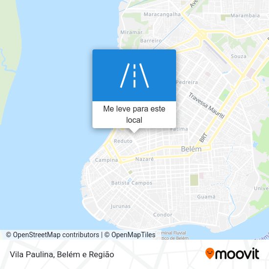 Vila Paulina mapa