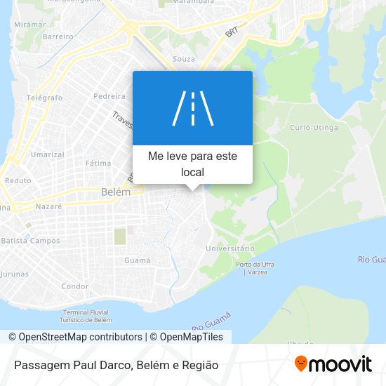 Passagem Paul Darco mapa