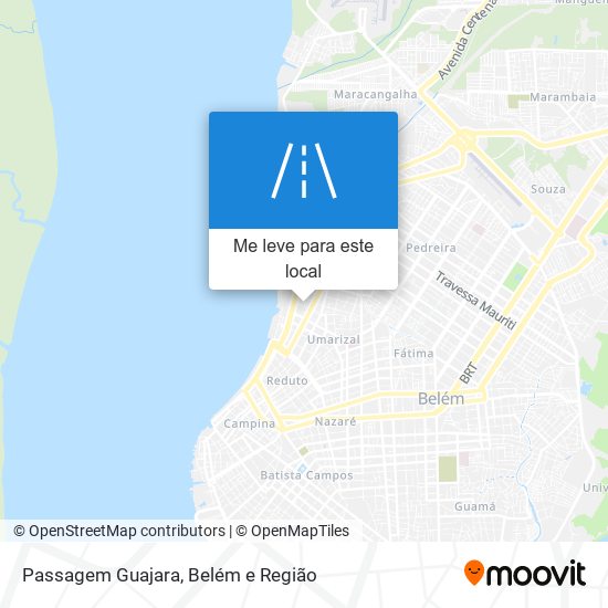 Passagem Guajara mapa