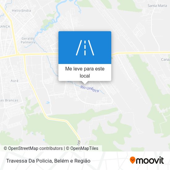 Travessa Da Policia mapa