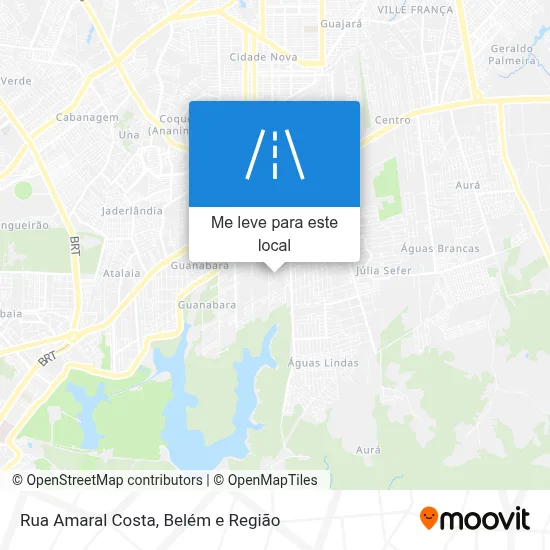 Rua Amaral Costa mapa