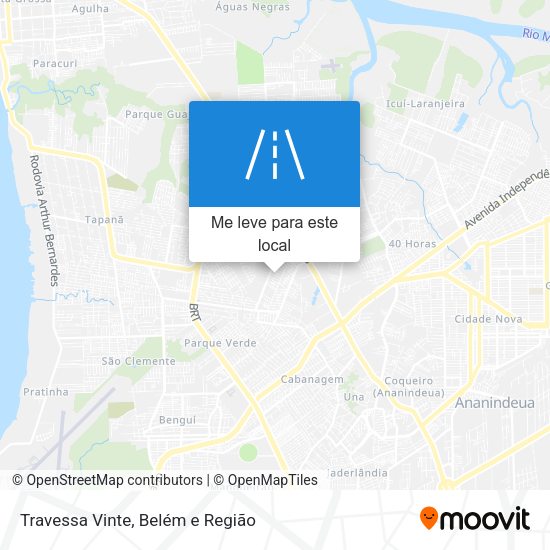 Travessa Vinte mapa