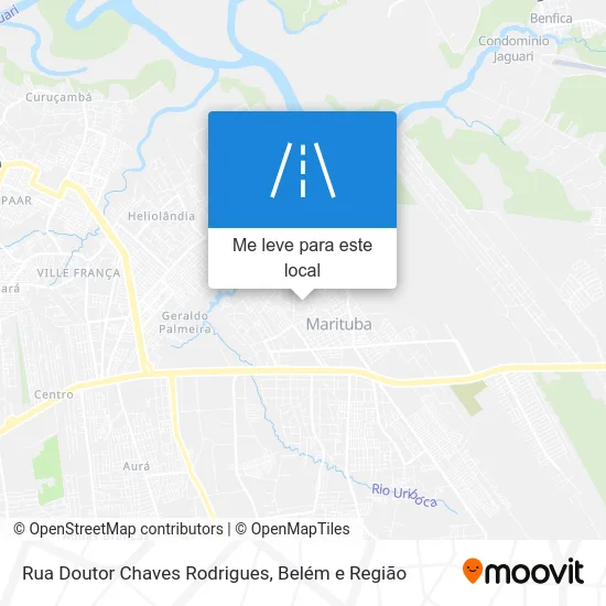 Rua Doutor Chaves Rodrigues mapa