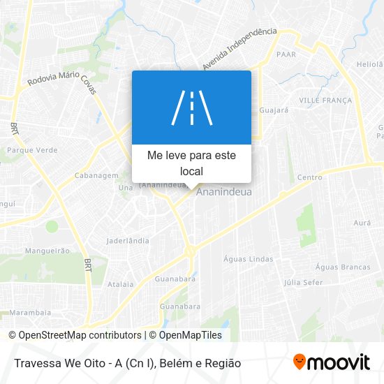 Travessa We Oito - A (Cn I) mapa