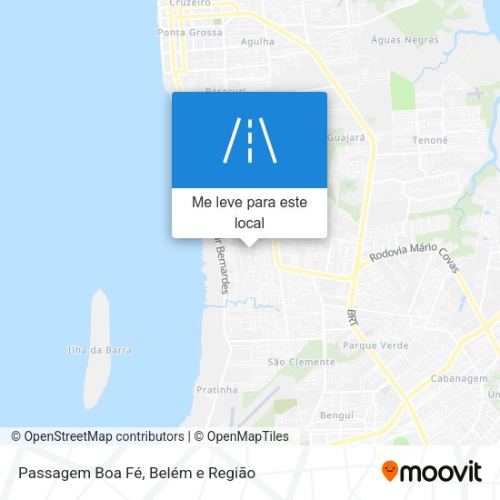 Passagem Boa Fé mapa