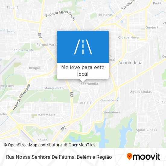 Rua Nossa Senhora De Fátima mapa