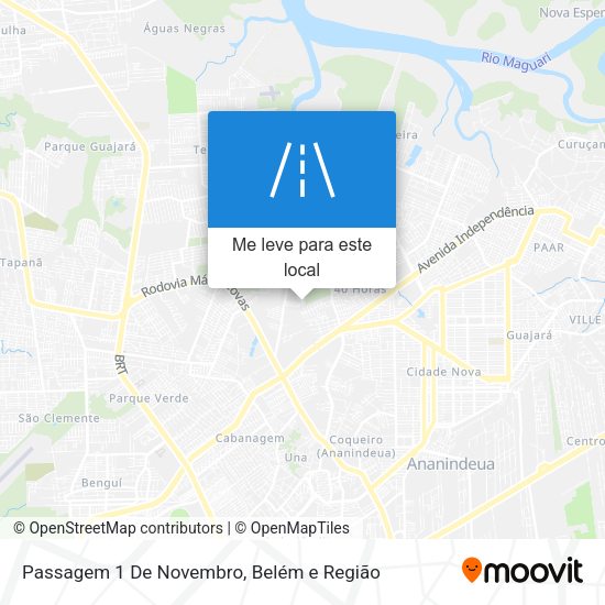 Passagem 1 De Novembro mapa