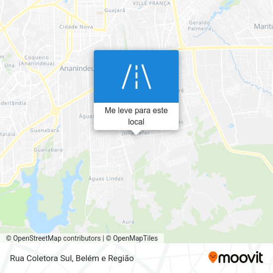 Rua Coletora Sul mapa
