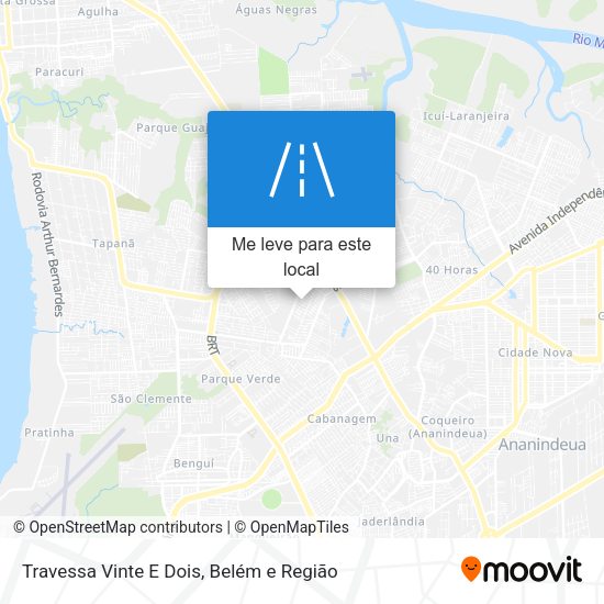 Travessa Vinte E Dois mapa