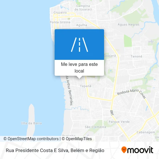 Rua Presidente Costa E Silva mapa