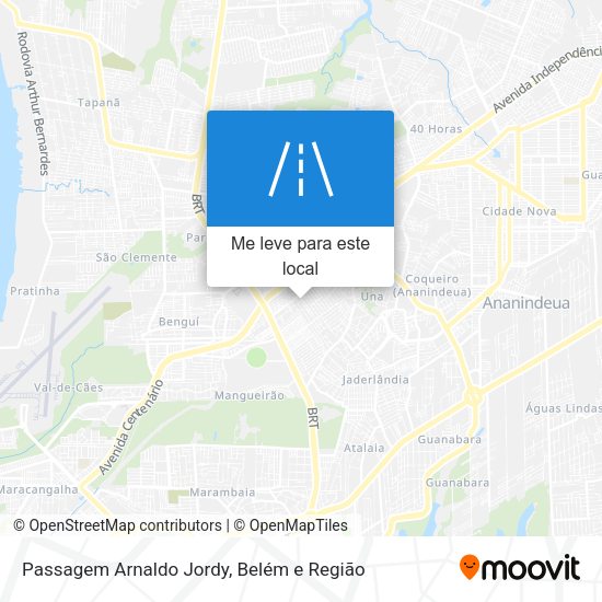 Passagem Arnaldo Jordy mapa