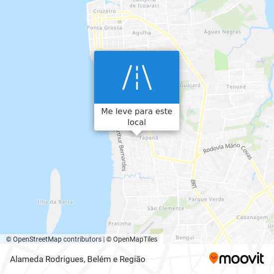 Alameda Rodrigues mapa