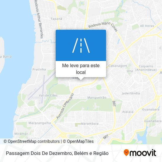 Passagem Dois De Dezembro mapa