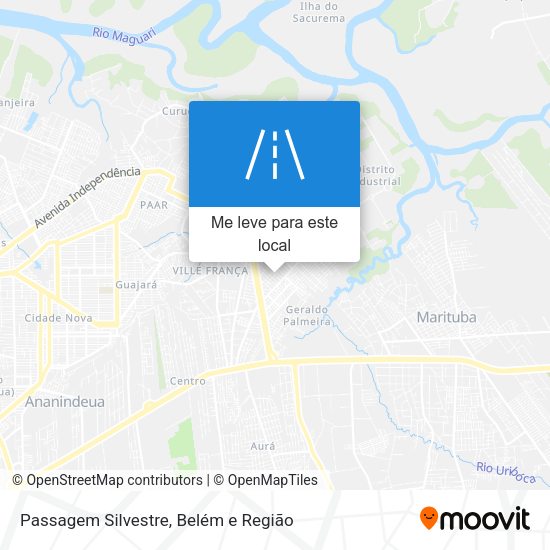 Passagem Silvestre mapa