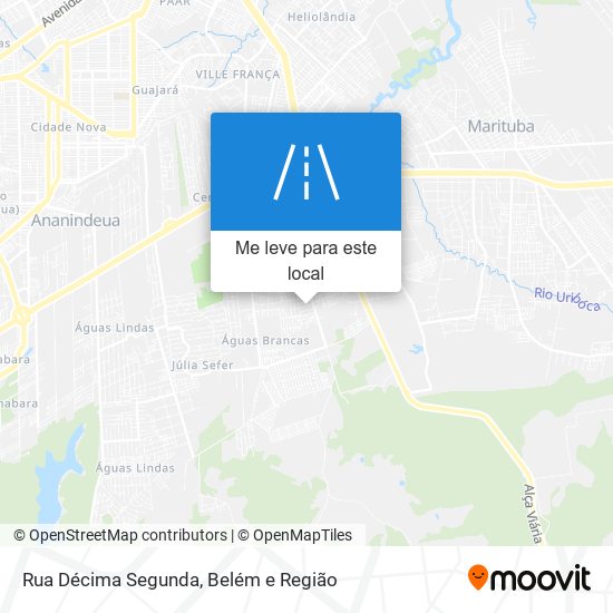 Rua Décima Segunda mapa