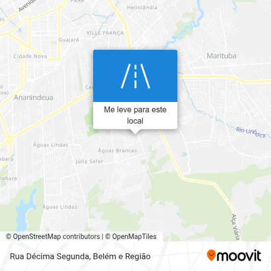 Rua Décima Segunda mapa
