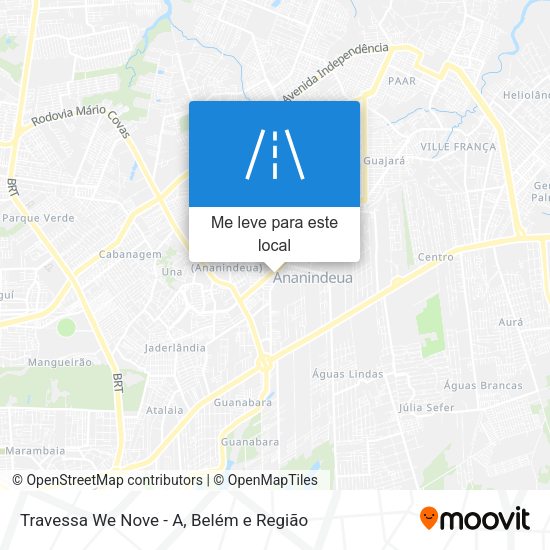 Travessa We Nove - A mapa