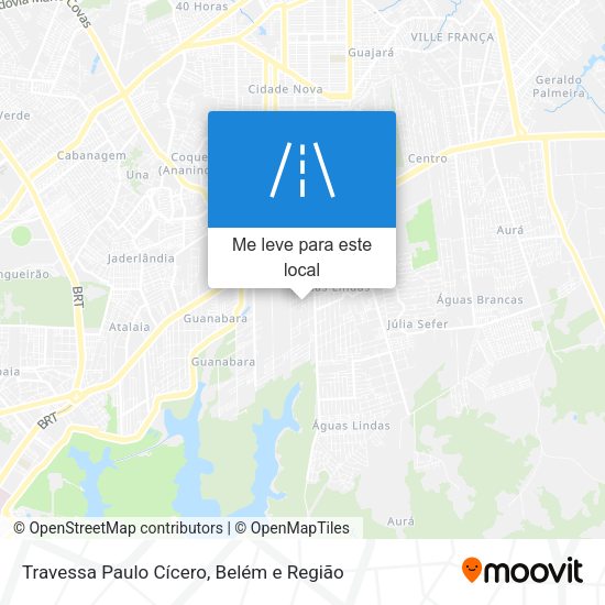 Travessa Paulo Cícero mapa