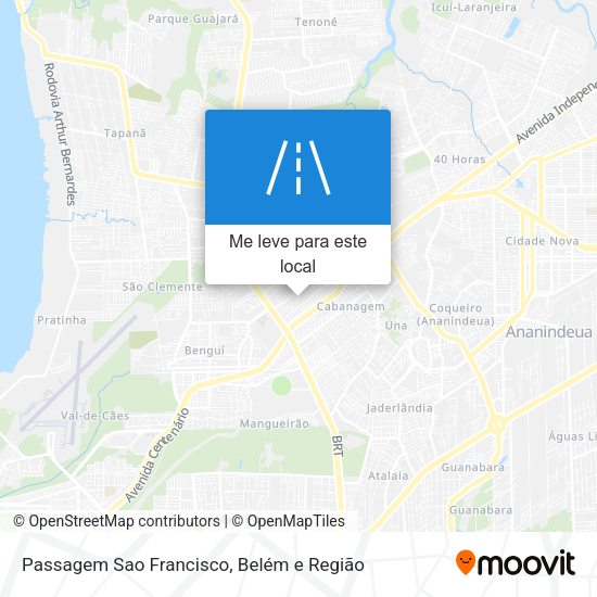 Passagem Sao Francisco mapa