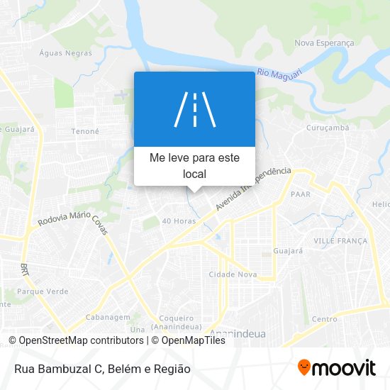 Rua Bambuzal C mapa