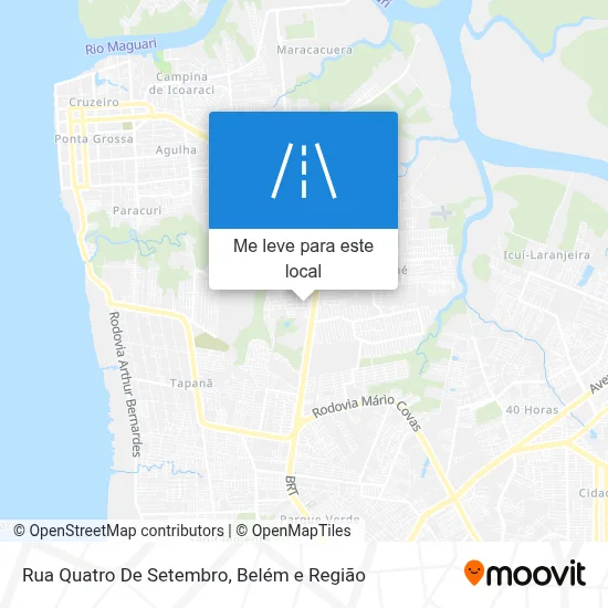 Rua Quatro De Setembro mapa