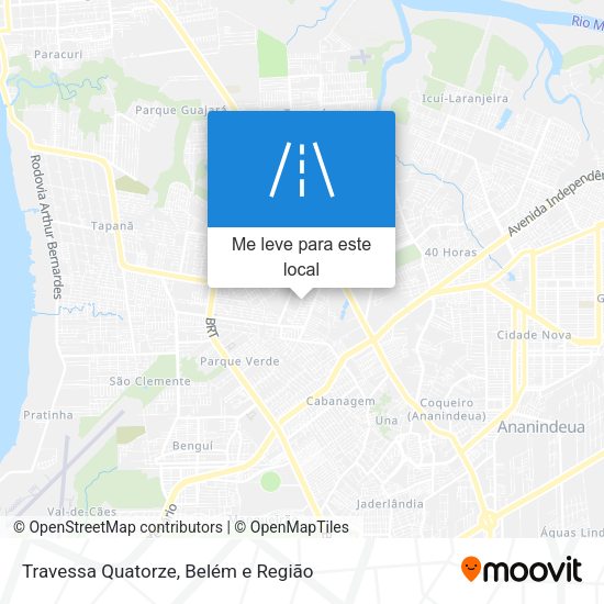Travessa Quatorze mapa