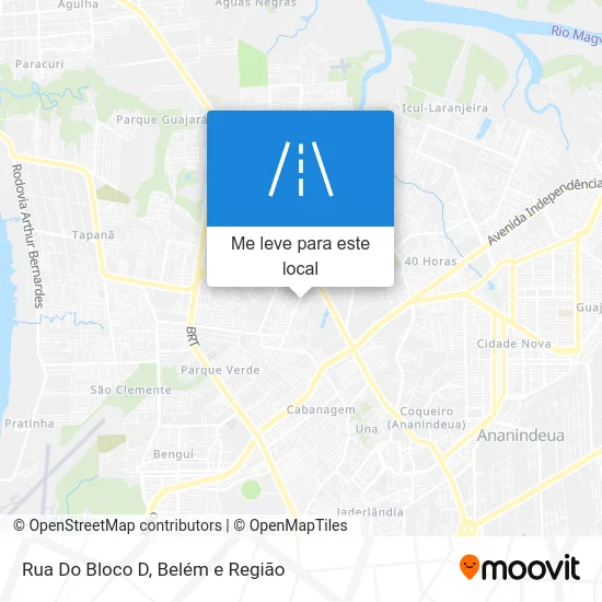 Rua Do Bloco D mapa
