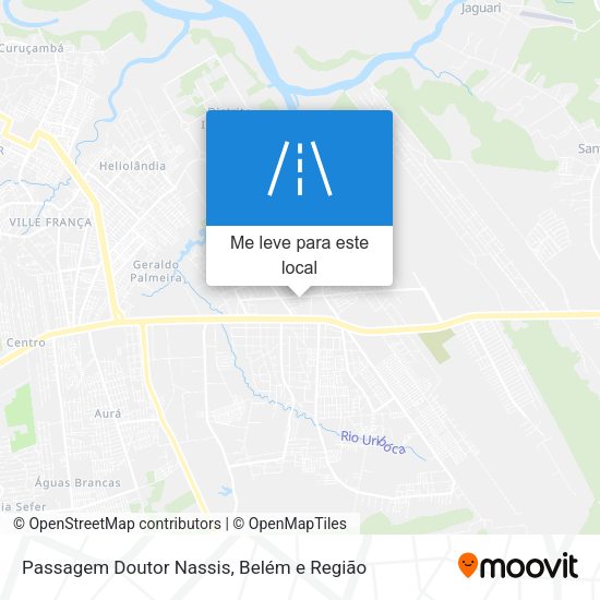 Passagem Doutor Nassis mapa