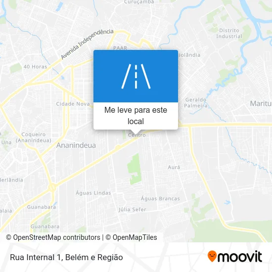 Rua Internal 1 mapa