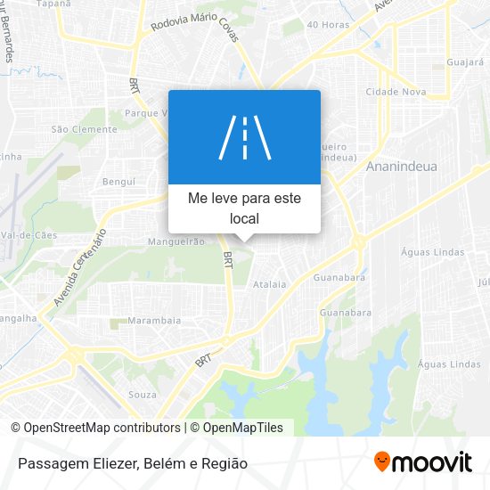 Passagem Eliezer mapa