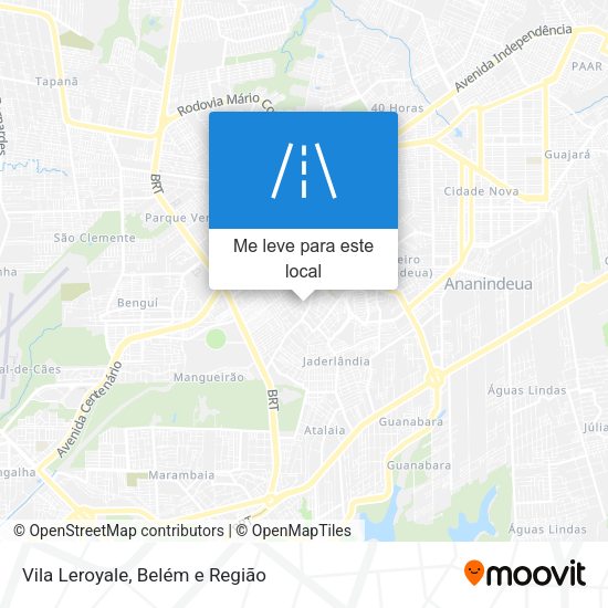 Vila Leroyale mapa