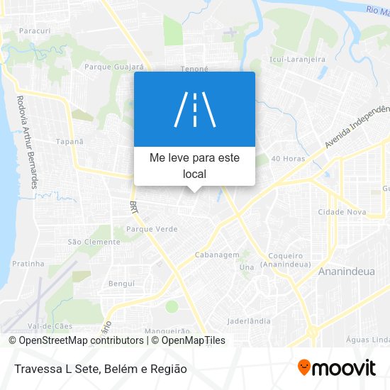 Travessa L Sete mapa